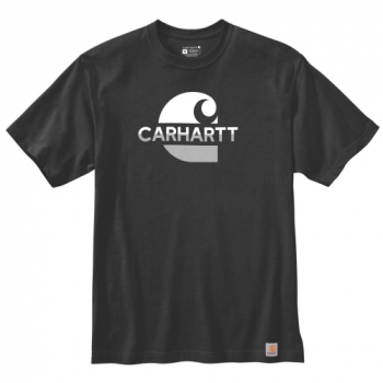 Carhartt Mens Heavyweight Short Sleeve C Graphic T Shirt L - Chest 42-44' (107-112cm)