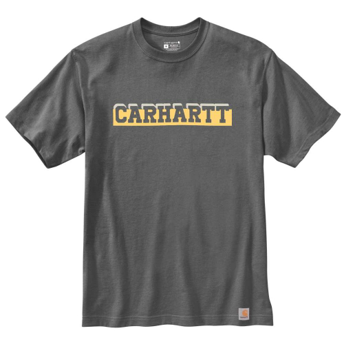 Carhartt Mens Relaxed Short Sleeve Logo Graphic T Shirt L - Chest 42-44' (107-112cm)