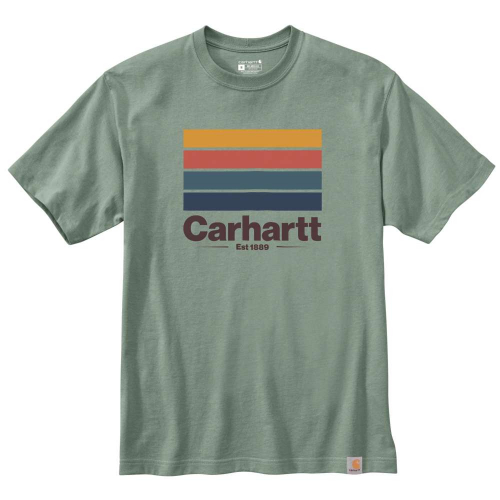 Carhartt Mens Line Graphic Short Sleeve T Shirt M - Chest 38-40' (97-102cm)