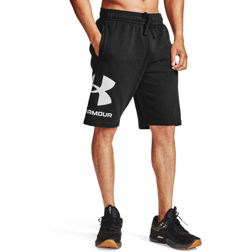 Under Armour Mens Rival Fleece Big Logo 10 Inch Shorts L- Waist 34-36'