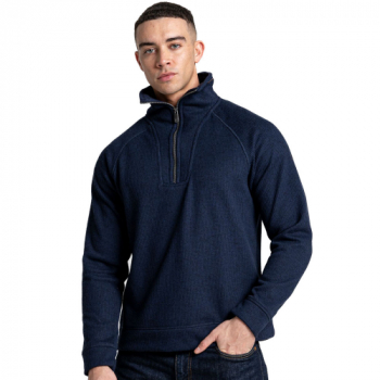 Craghoppers Mens Logan Half Zip Relaxed Fit Sweater S - Chest 38' (97cm)