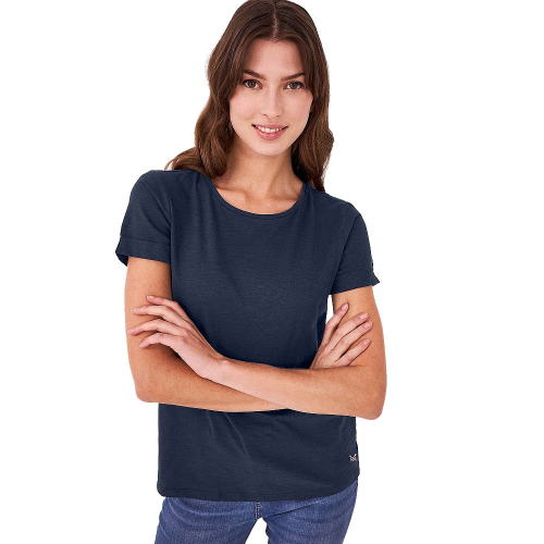 Crew Clothing Womens Perfect Crew Slub Neck T Shirt 16- Bust 39.5-41'