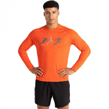 Dare 2B Mens Righteous III Long Sleeved Active T Shirt S - Chest 38' (97cm)