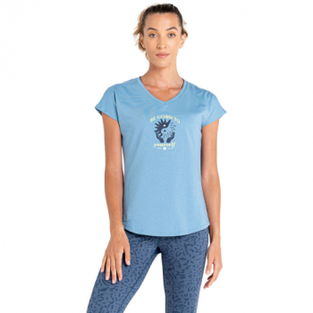 Dare 2B Womens Finite Graphic V Neck T Shirt 10 - Bust 34' (86cm)