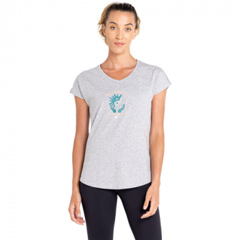 Dare 2B Womens Finite Graphic V Neck T Shirt 16 - Bust 40' (102cm)