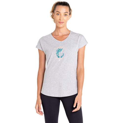 Dare 2B Womens Finite Graphic V Neck T Shirt 16 - Bust 40' (102cm)