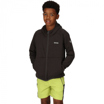 Regatta Boys Maxwell II Breathable Softshell Hoodie Jacket 7-8 Years - Chest 63-67cm (Height 122-128cm)