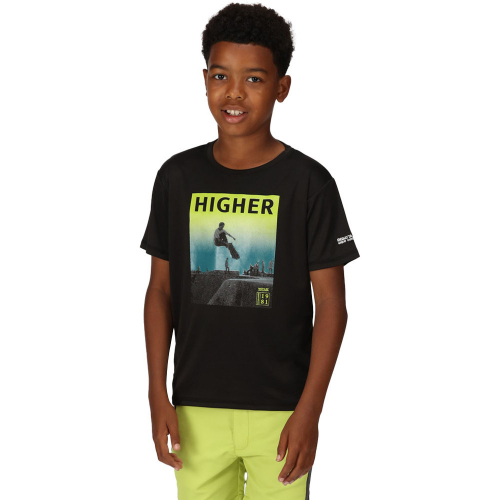 Regatta Boys Alvarado VII Quick Dry Graphic T Shirt 13 Years - Chest 79-83cm (Height 153-158cm)