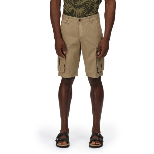 Regatta Mens Shorebay Coolweave Cotton Cargo Shorts 44 - Waist 44' (111.5cm), Inside Leg 32'