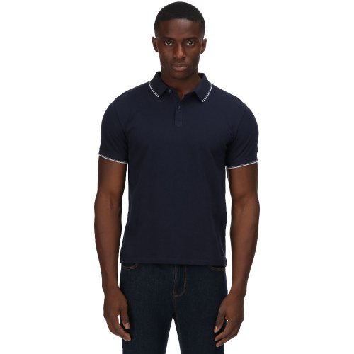 Regatta Mens Tadeo Coolweave Cotton Short Sleeve Polo Shirt L- Chest 41-42' (104-106.5cm)