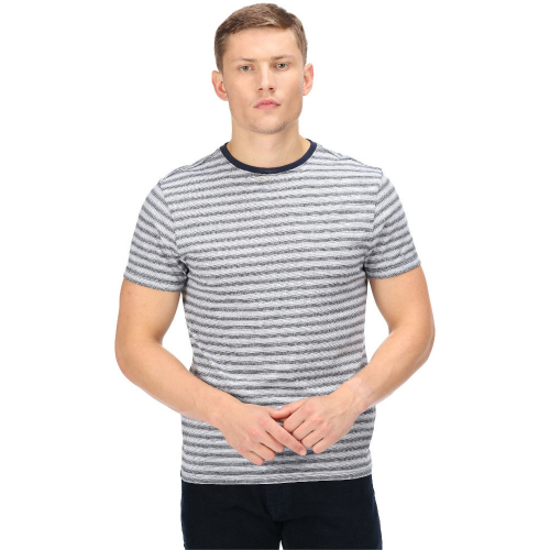 Regatta Mens Brayden Crew Neck Short Sleeve Jersey T Shirt S- Chest 37-38' (94-96.5cm)