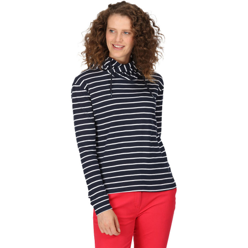 Regatta Womens Monsal Striped Hooded Top Hoodie 18 - Bust 43' (109cm)