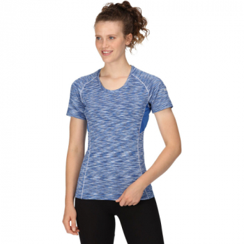 Regatta Womens Laxley Breathable Moisture Wicking T Shirt 12 - Bust 36' (92cm)