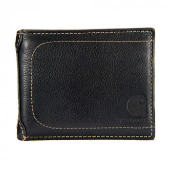 Carhartt Mens Passcase Leather Bifold Card Wallet One Size