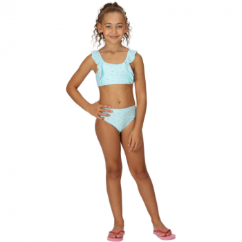 Regatta Girls Dakaria Quick Drying Swimming Costume Set 3-4 Years - Chest 55-57cm (Height 98-104cm)