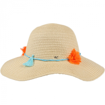 Regatta Girls Mayla Straw Chic Beach Sun Hat 4-6 Years