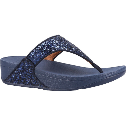 Fit Flop Womens Lulu Glitter Toe Post Flip Flops Sandals UK Size 5 (EU 38)