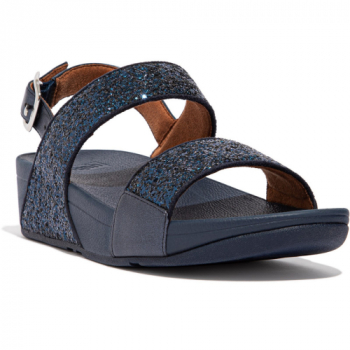 Fitflop Womens Lulu Glitter Buckled Strap Sandals UK Size 5 (EU 38)