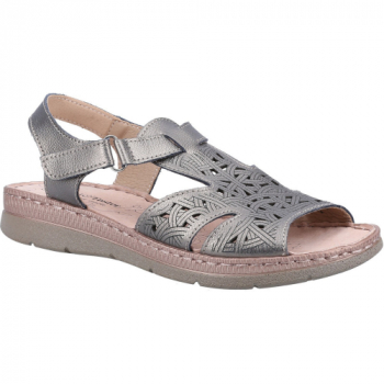 Fleet & Foster Womens Ruth Memory Foam Leather Sandals UK Size 5 (EU 38)