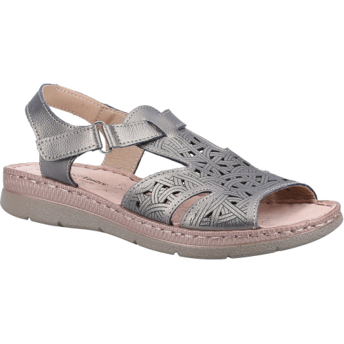 Fleet & Foster Womens Ruth Memory Foam Leather Sandals UK Size 4 (EU 37)