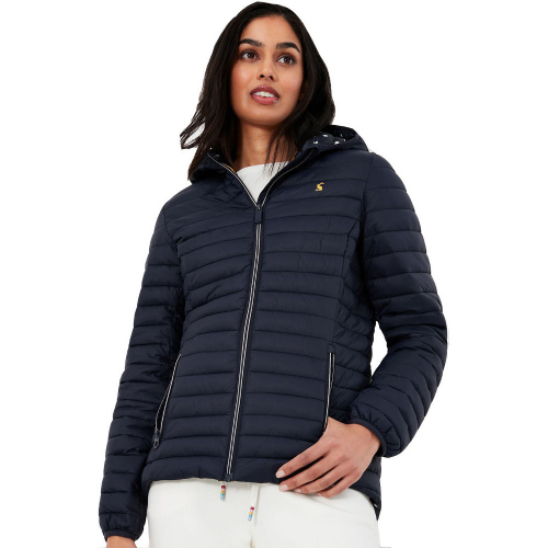 Joules Womens Snug Water Resistant Insulated Padded Coat UK 10- Bust 35' (89cm)