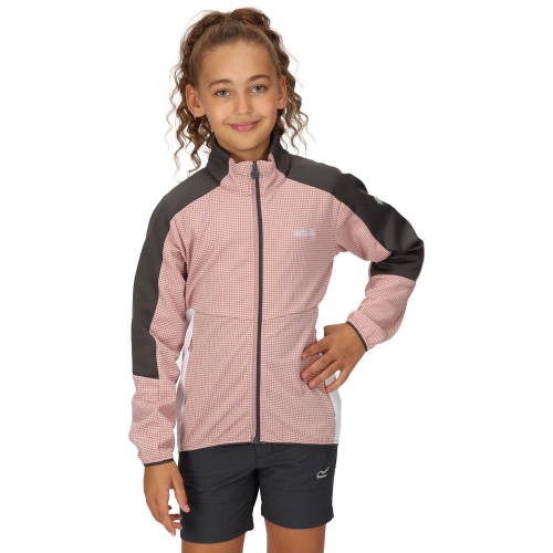 Regatta Girls Highton II Full Zip Breathable Fleece Jacket 3-4 Years - Chest 55-57cm (Height 98-104cm)