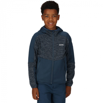 Regatta Boys Dissolver VII Full Zip Hooded Fleece Jacket 14-15 Years - Chest 86-89cm (Height 164-170cm)