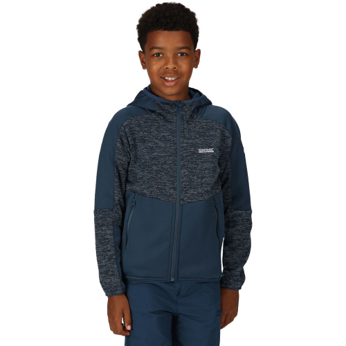 Regatta Boys Dissolver VII Full Zip Hooded Fleece Jacket 14-15 Years - Chest 86-89cm (Height 164-170cm)