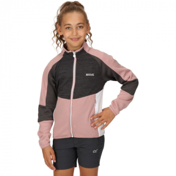 Regatta Girls Oberon VII Full Zip Softshell Fleece Jacket 11-12 Years - Chest 75-79cm (Height 146-152cm)