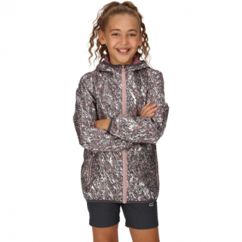 Regatta Boys & Girls Printed Lever Waterproof Breathable Jacket 13 Years - Chest 79-83cm (Height 153-158cm)