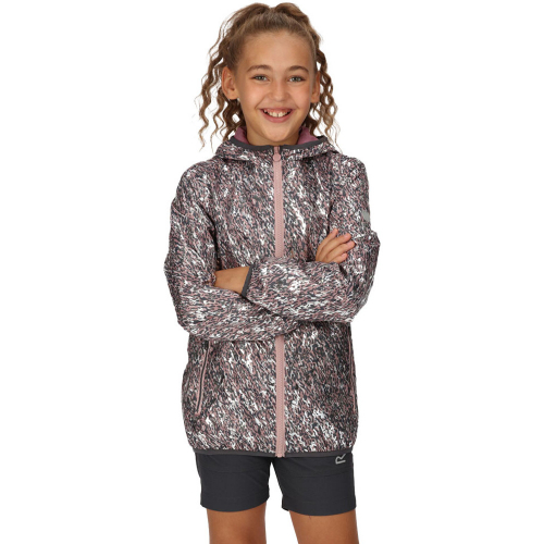 Regatta Boys & Girls Printed Lever Waterproof Breathable Jacket 11-12 Years - Chest 75-79cm (Height 146-152cm)