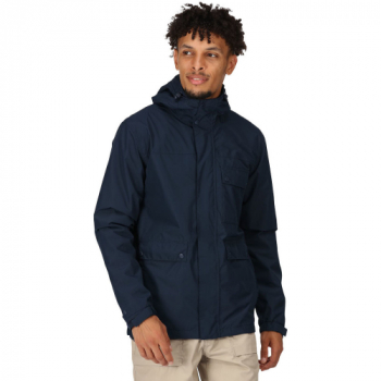 Regatta Mens Baymoor Full Zip Breatjable Waterproof Jacket L - Chest 41-42' (104-106.5cm)