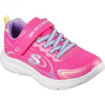 Skechers Girls Wavy Lites Eureka Shine Cushioned Trainers UK Size 1.5 (EU 34)