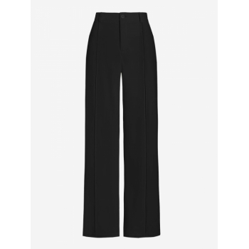 ZAFUL Office Minimalist Wide Leg Pants L Black