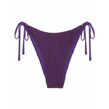 Ribbed Tie Side Bikini Bottom S Concord