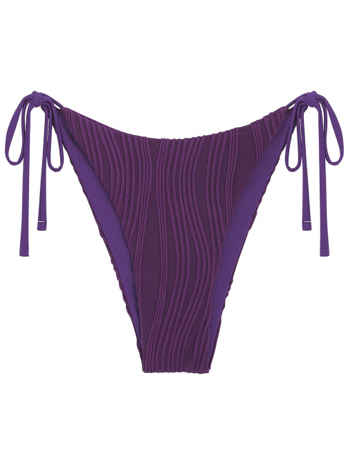 Ribbed Tie Side Bikini Bottom S Concord