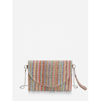 Bohemian Colorful Beach Straw Bag