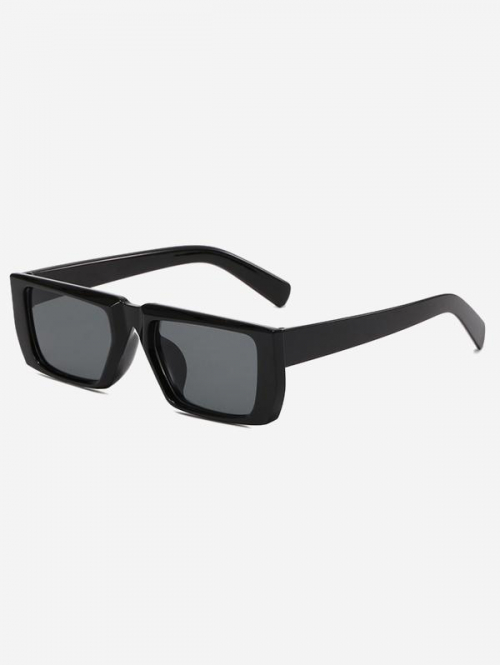 ZAFUL Men Punk Style Rectangle Frame Sunglasses