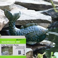 PondXpert Pondside Koi Spitter & SolarShower 200