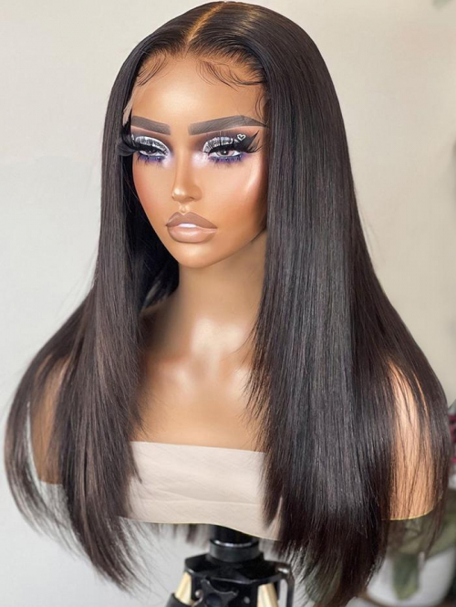 zaful 13*4 Lace Front Straight Human Hair Wig