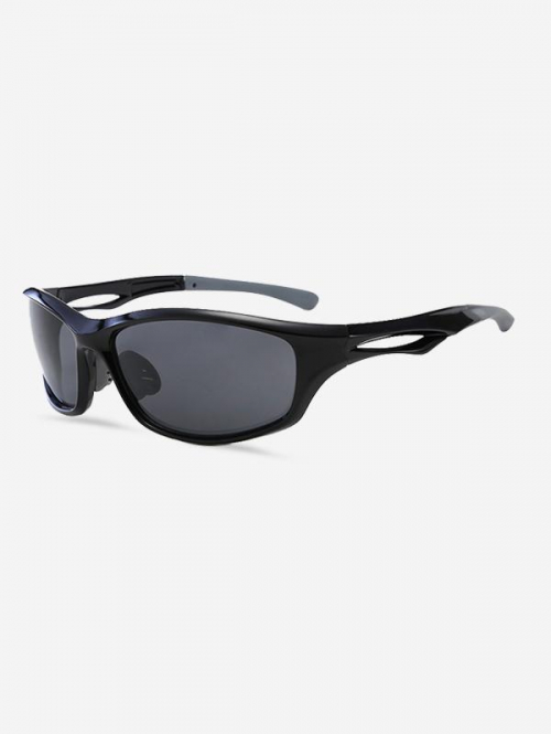 ZAFUL Men Hollow Out Temple Riding Windproof Sunglasses