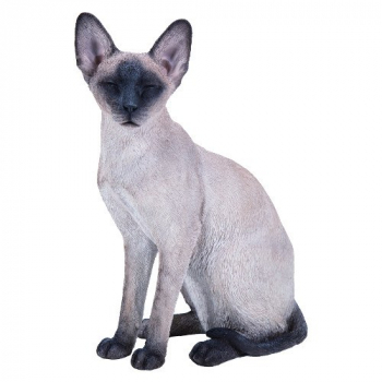 Vivid Arts Real Life Sitting Siamese Cat - Size B