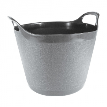 Town & Country 25L Round Plastic Flexi-Tub (Stone)