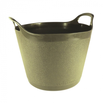 Town & Country 25L Round Plastic Flexi-Tub (Olive)