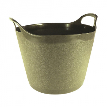 Town & Country 15L Round Plastic Flexi-Tub (Olive)