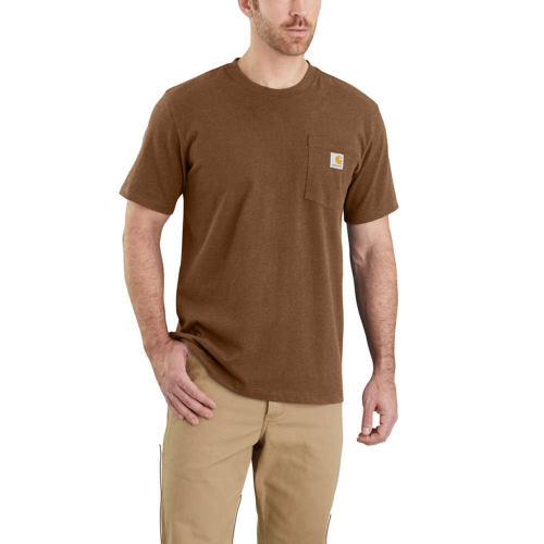 Carhartt Mens Work Pocket Short Sleeve Cotton T Shirt Tee XXL - Chest 50-52' (127-132cm)