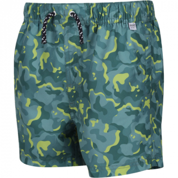 Regatta Boys Skander II Camoflauge Quick Dry Swim Shorts 11-12 Years - Waist 65-67cm (Height 146-152cm)