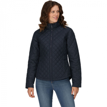 Regatta Womens Carmine Full Zip Quilted Padded Jacket 12 - Bust 36' (92cm)