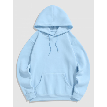 ZAFUL Men's Fleece Lining Essentials Pullover Hoodie 2xl Blue