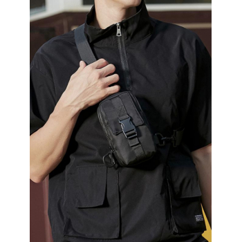 Waterproof Mini Push Buckle Sling Bag